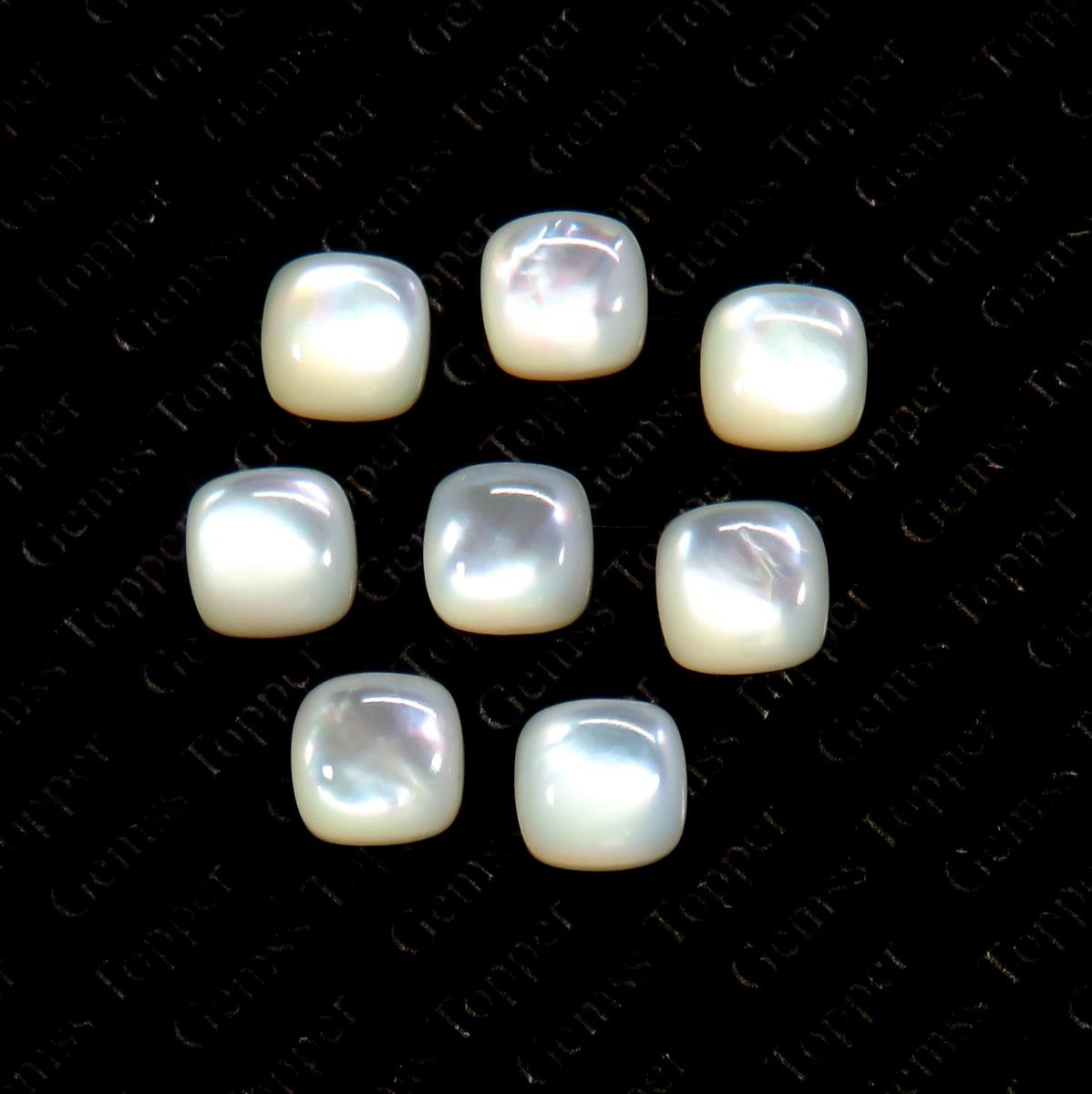 Pearl 10x10 mm Cushion Cabochon
